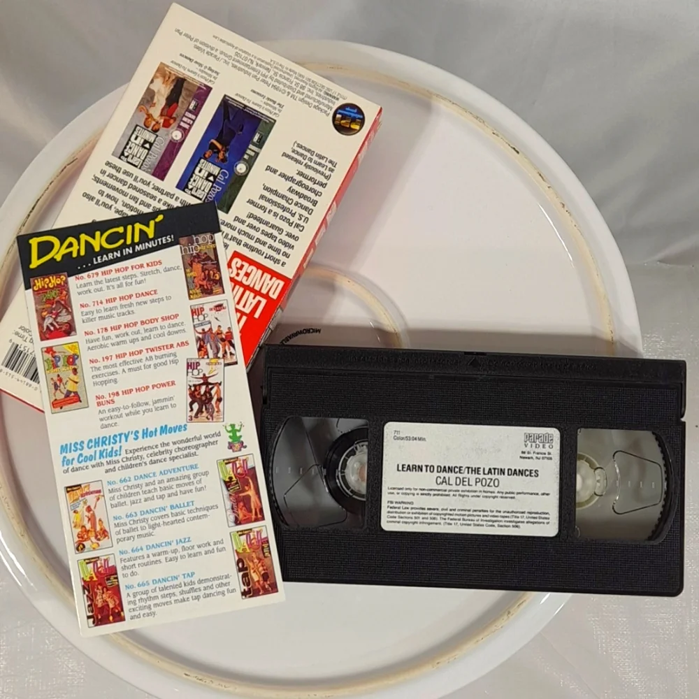 Cal Pozo's Learn To Latin Dance VHS Tape
